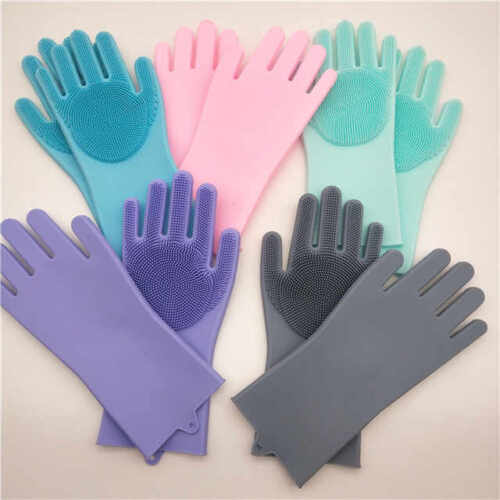Silicon Washing Gloves