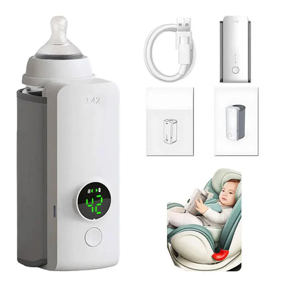 Portable Cordless Baby Milk & Bottle Warmer