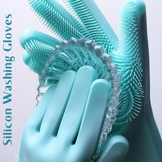 Silicon Washing Gloves